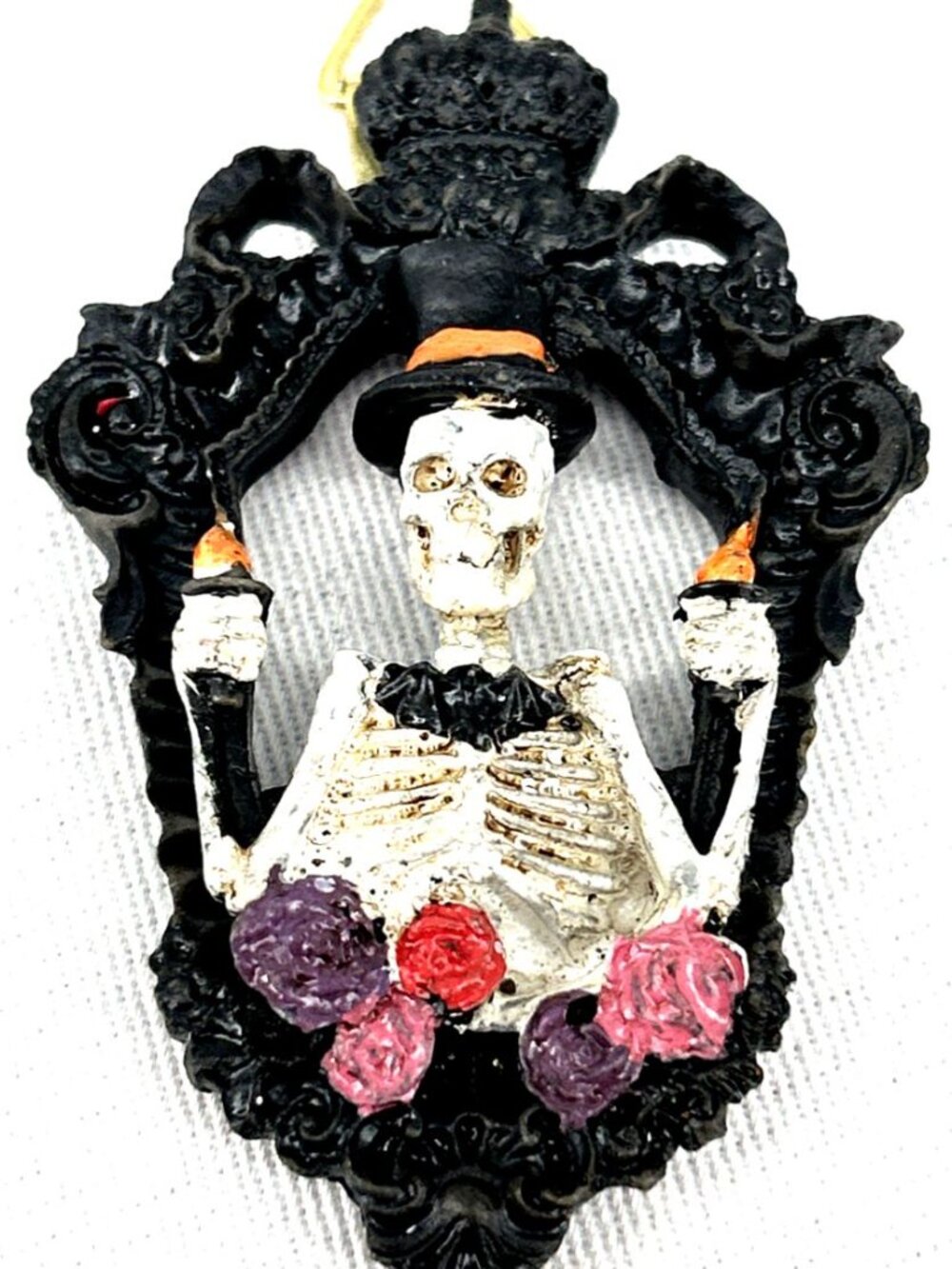 Dollhouse Halloween Miniatures Skulls Witches Legs Tiny Decor 3.25" Lot of 4 - Picture 5 of 10